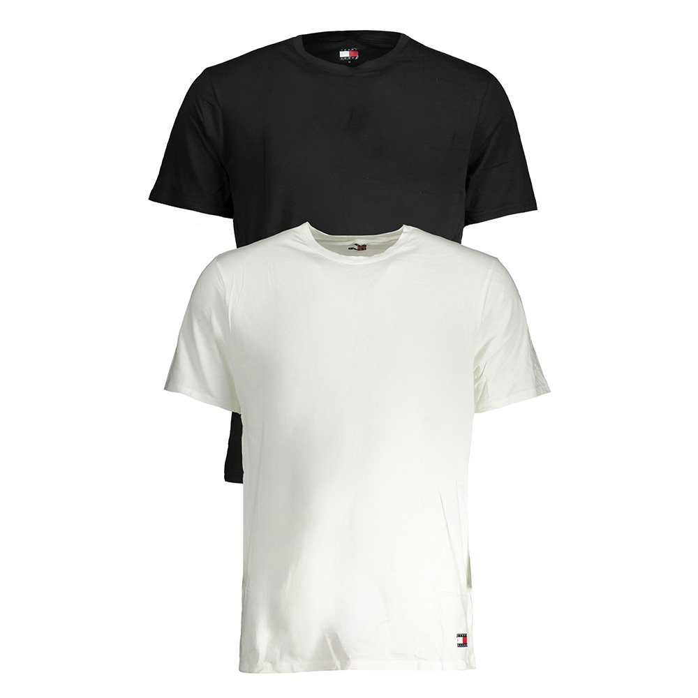 Pack 2 T-Shirts Homem Branco e Preto Homem Preto
