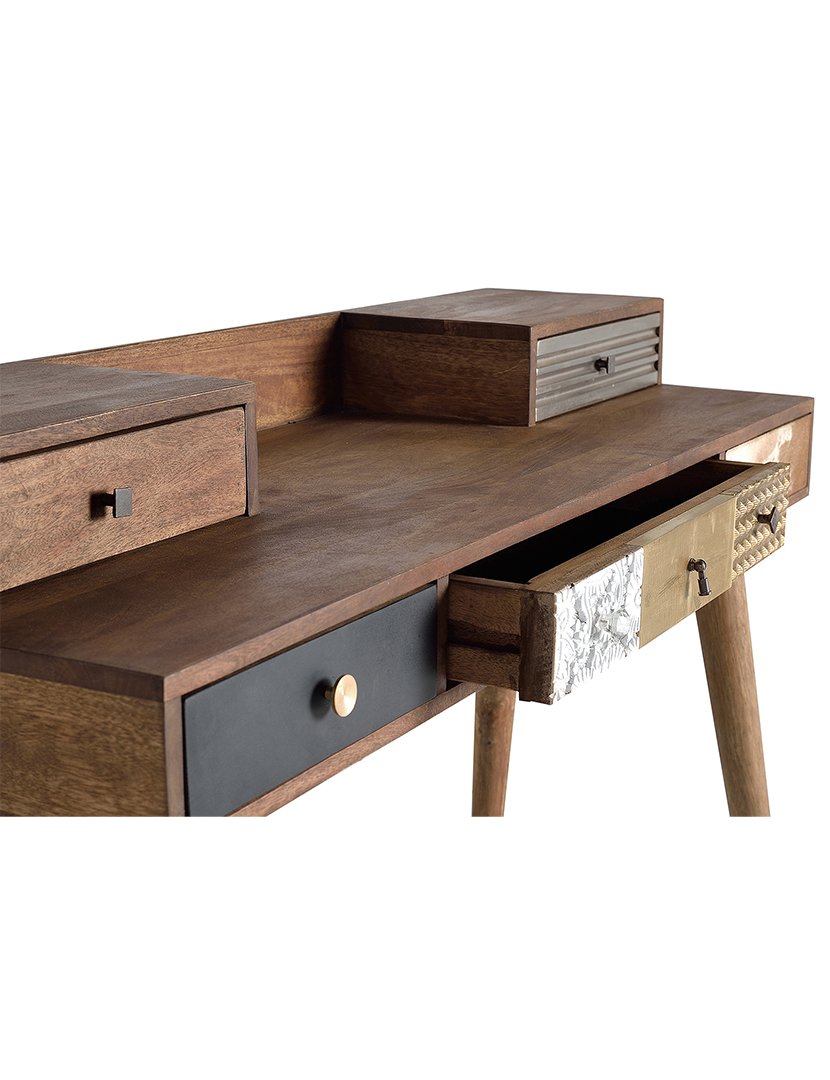 Mesa de Escritório 1270 Castanho