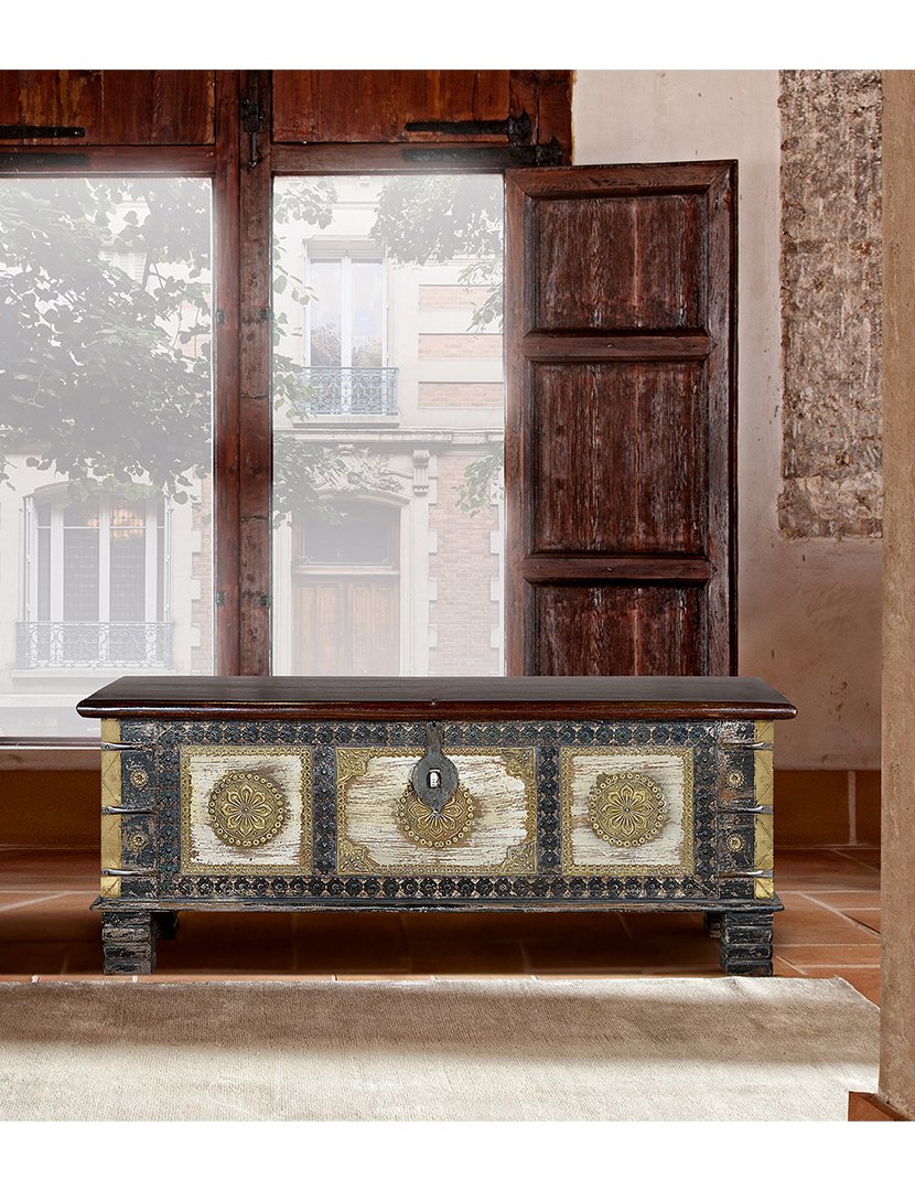 Baú 6498 Preto e Castanho