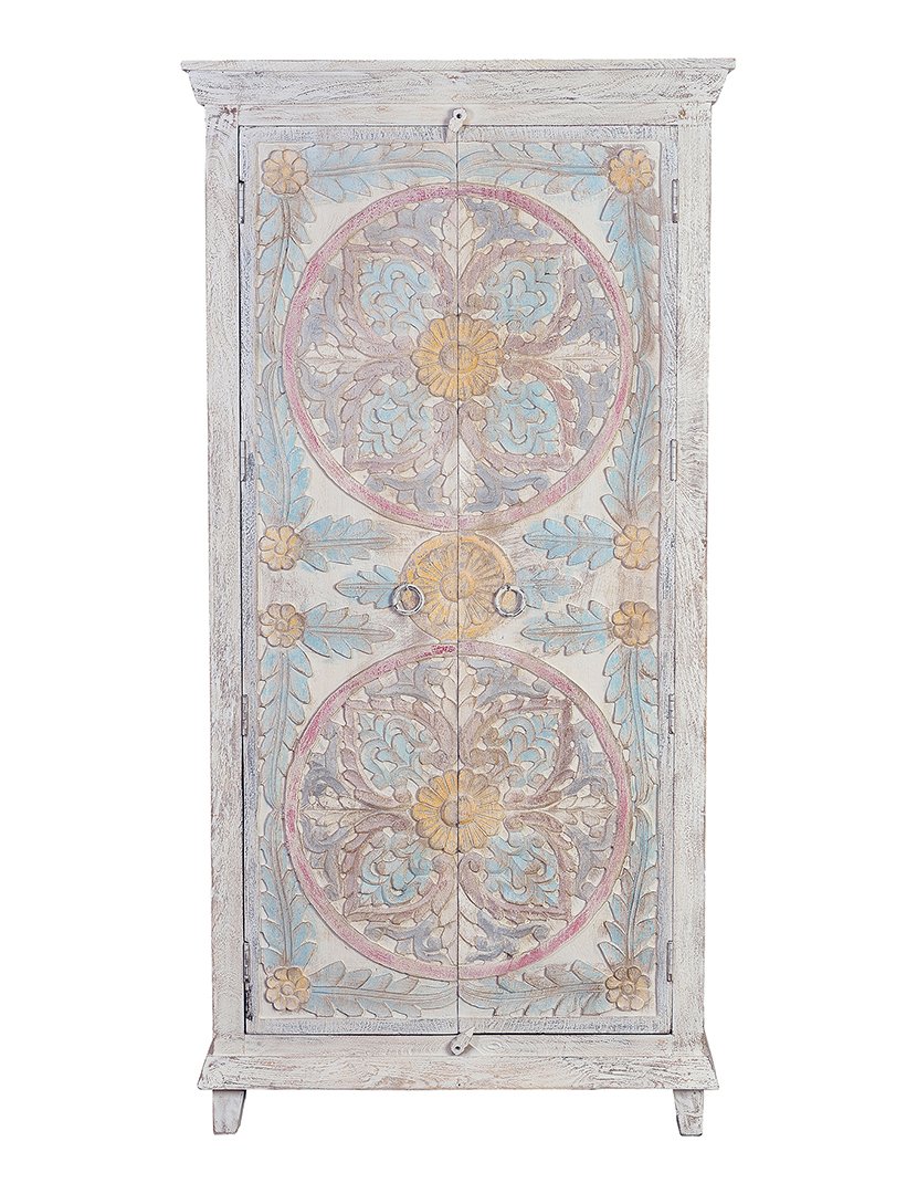 Armário 6837 Branco Multicolorido