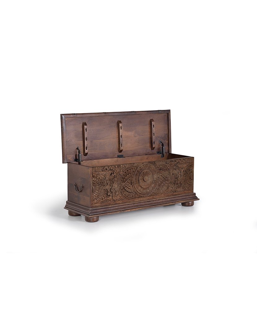 Baú 6182 Castanho Bicolor