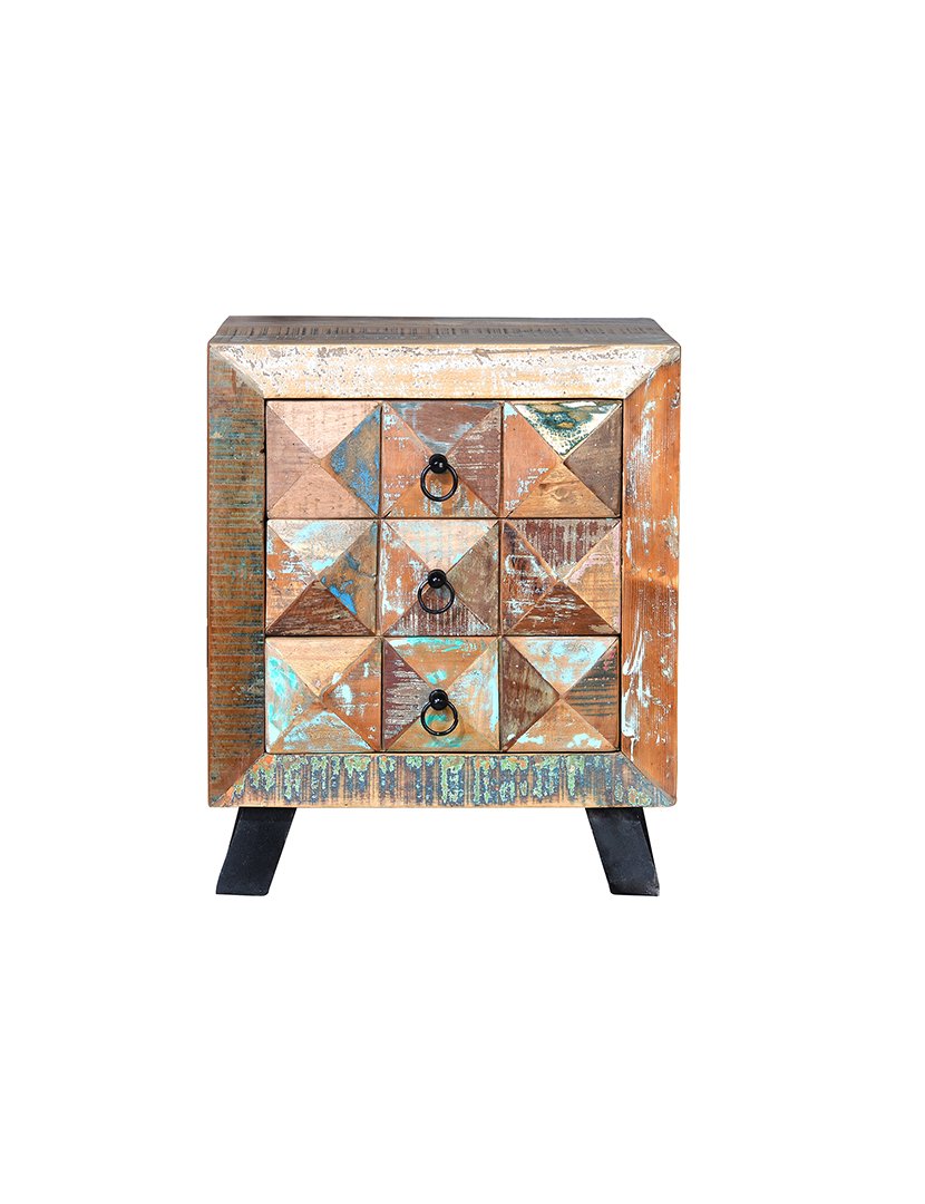 Mesa de Cabeceira 6248 Multicolorido