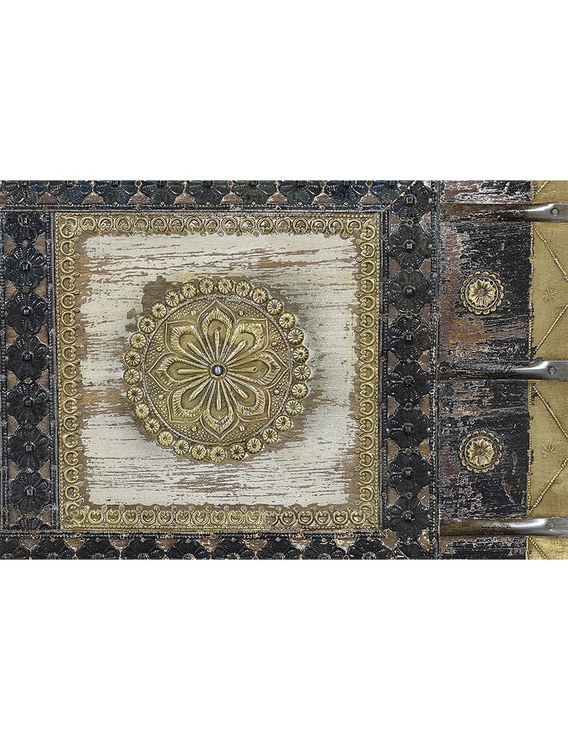 Baú 6498 Preto e Castanho