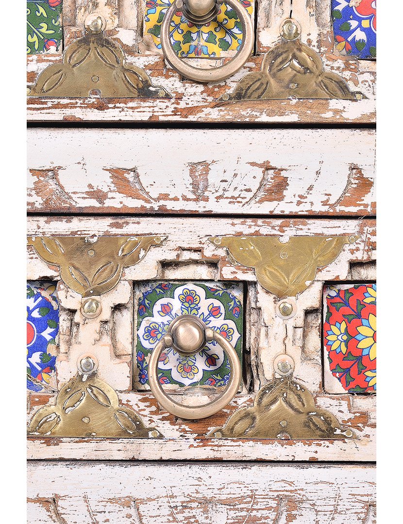 Mesa de Cabeceira 6578 Branco 