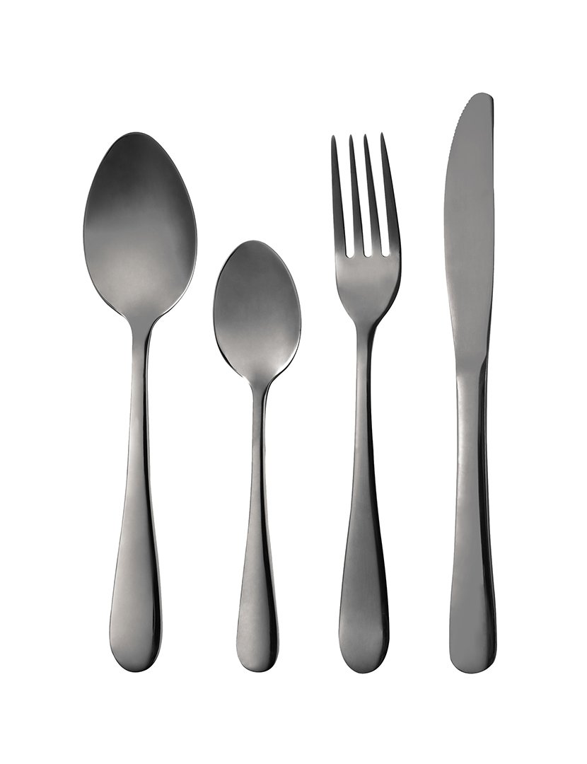 Conjunto de talheres 24 peças de aço inoxidável