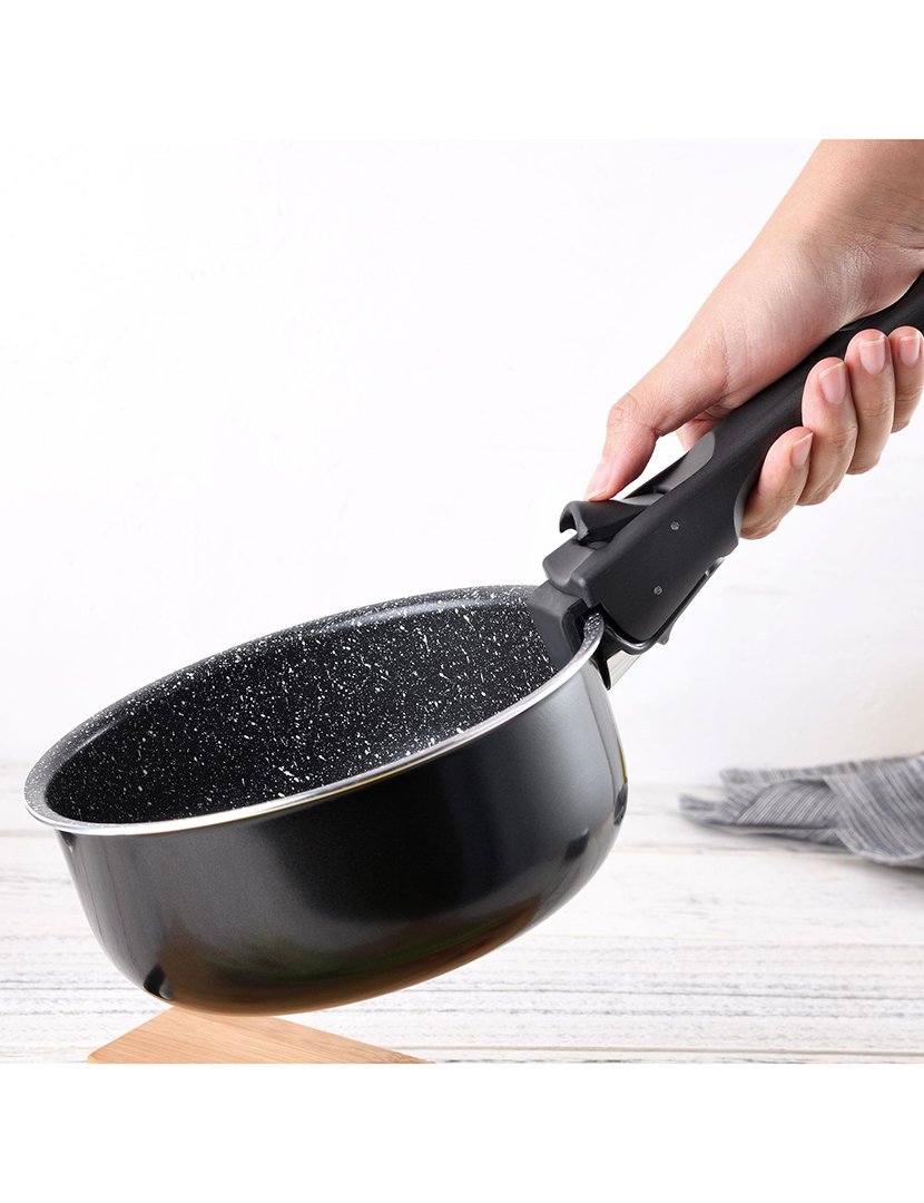 Conjunto 3 Caçarolas Click&Cook Preto