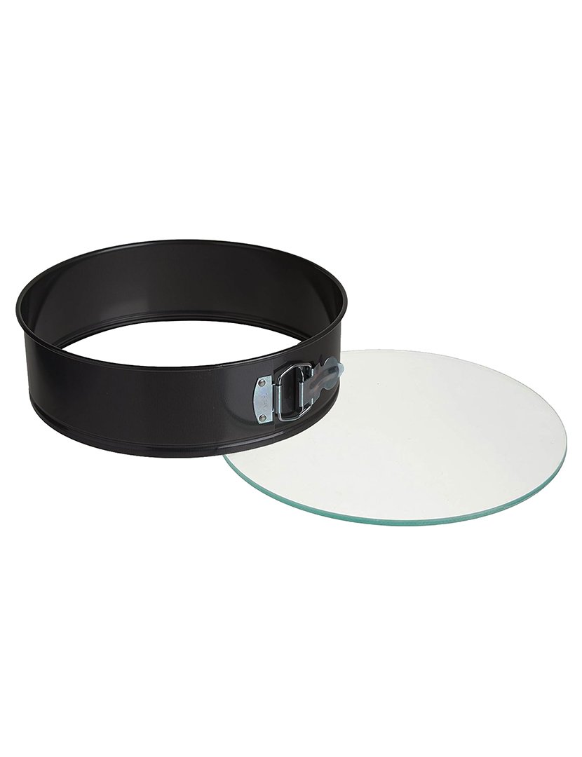 Forma redonda para bolo ø28x7,5cm feita de aço carbono