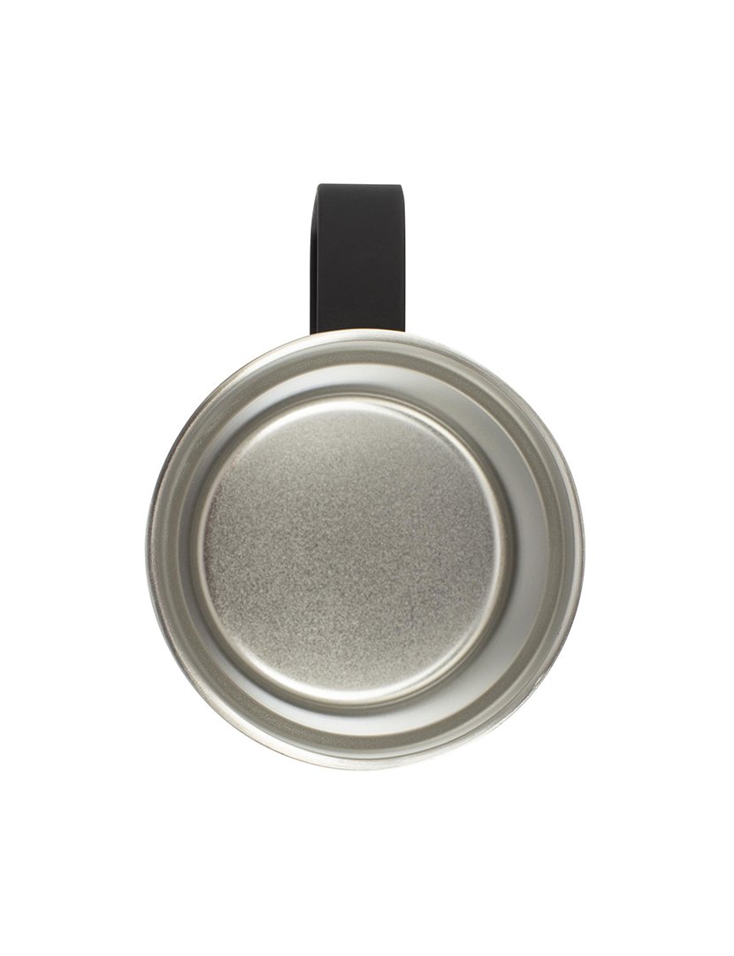 Caneca térmica de viagem de 350ml em aço inoxidável preto para amantes Bergner