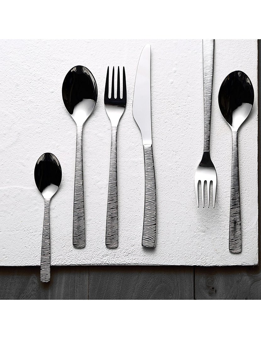 Conjunto de 2 facas de mesa Lyon em aço inoxidável