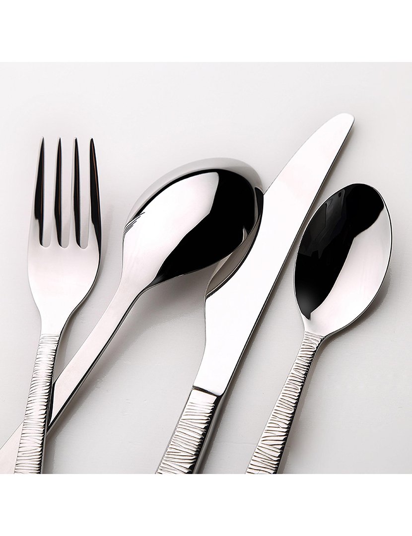 Conjunto de 2 facas de mesa Lyon em aço inoxidável