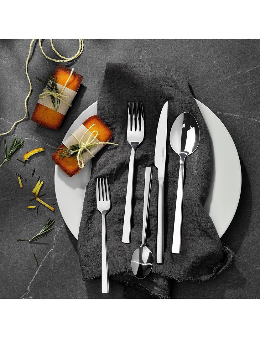 Conjunto de talheres Sofia Bergner de 60 peças em aço inoxidável