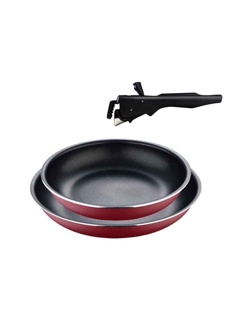 Conjunto 2 Frigideiras Click&Cook Vermelho