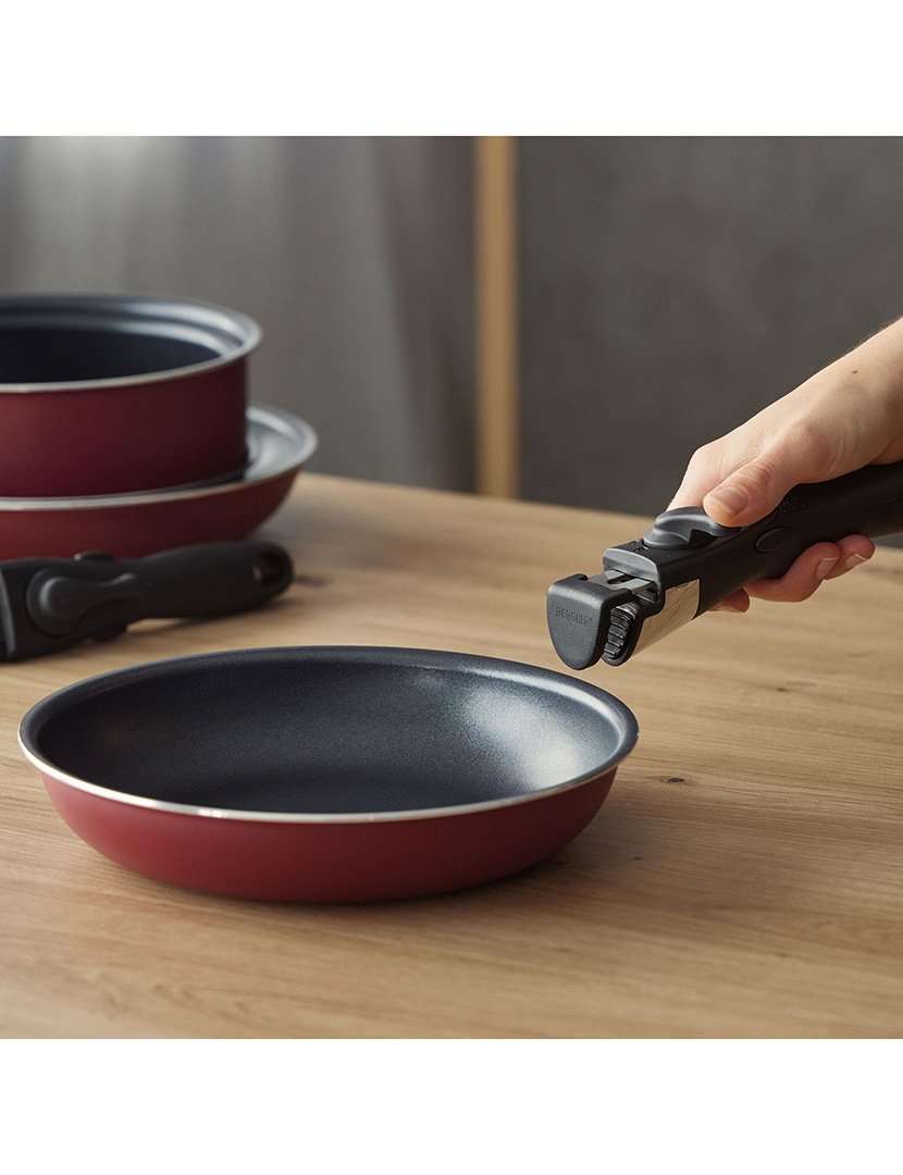 Conjunto 2 Frigideiras Click&Cook Vermelho