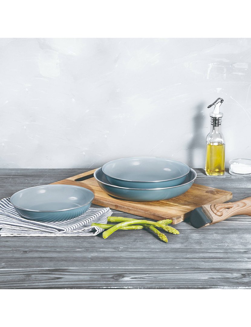 Conjunto 3 Frigideiras Click&Cook verde