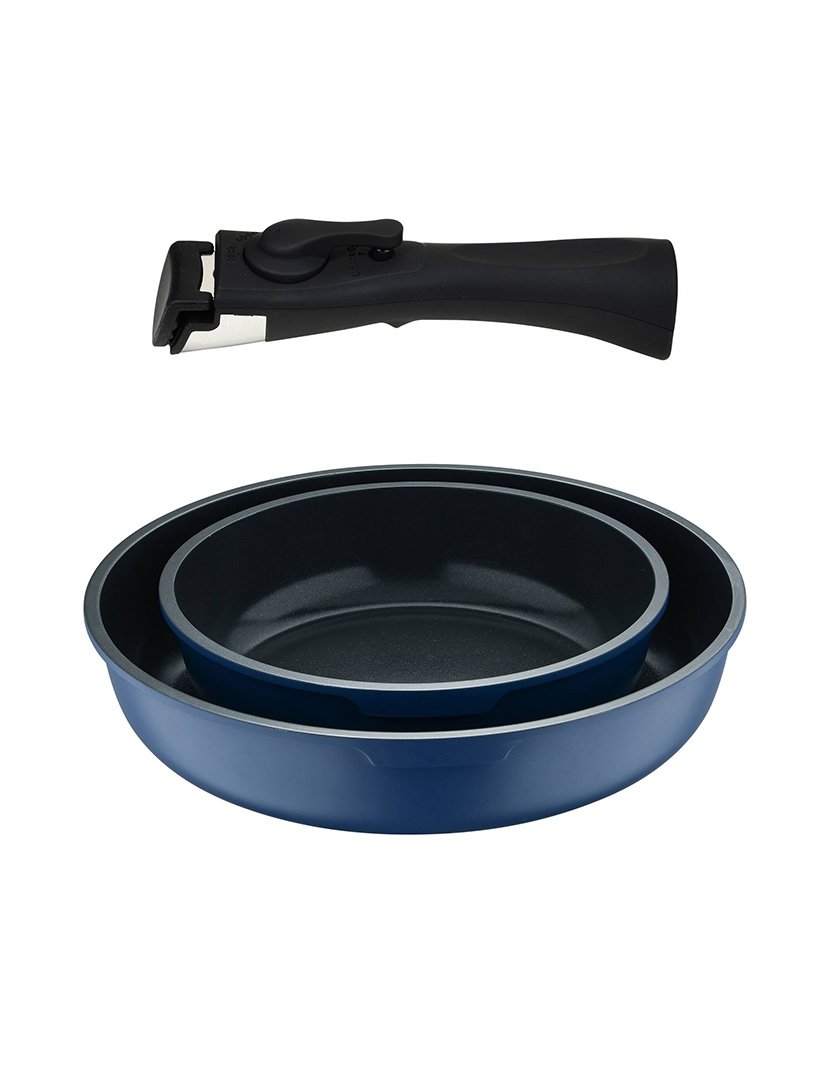 Conjunto 2 Frigideiras Click&Cook Fundido Azul