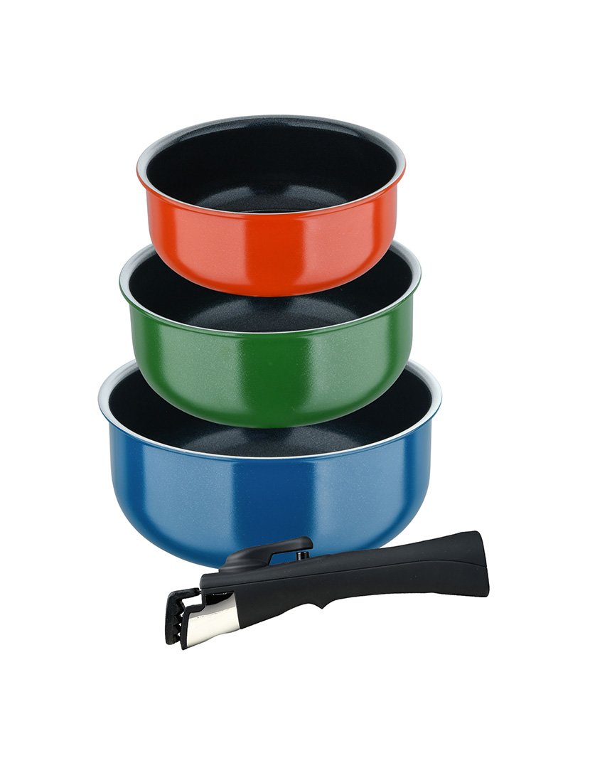 Conjunto 3 Caçarolas Click&Cook Color