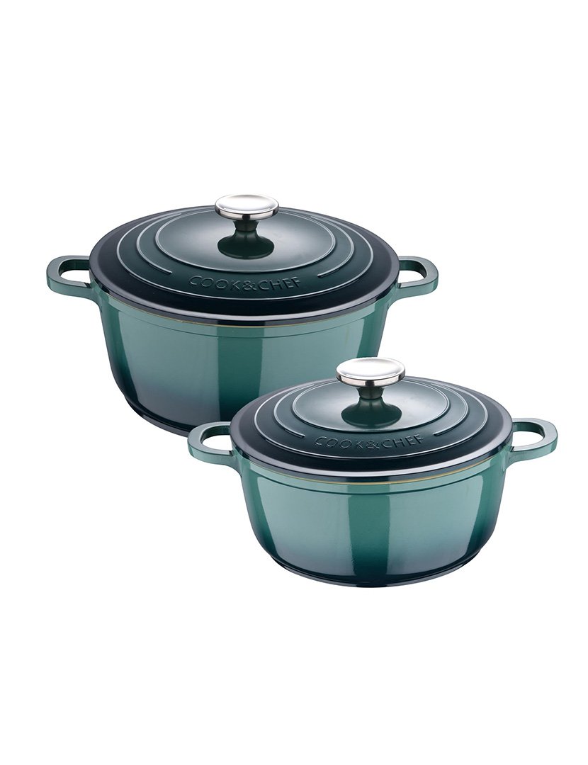 Conjunto 2 Caçarolas Excalibur Verde