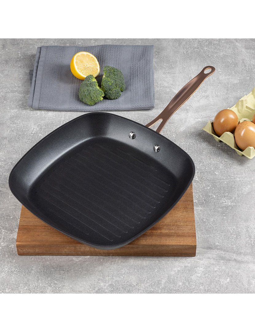 Grelhador Copper Preto 28 cm
