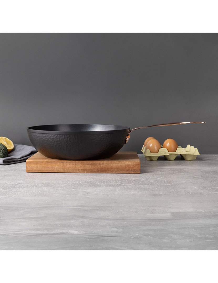 Wok Copper Preto 28 cm