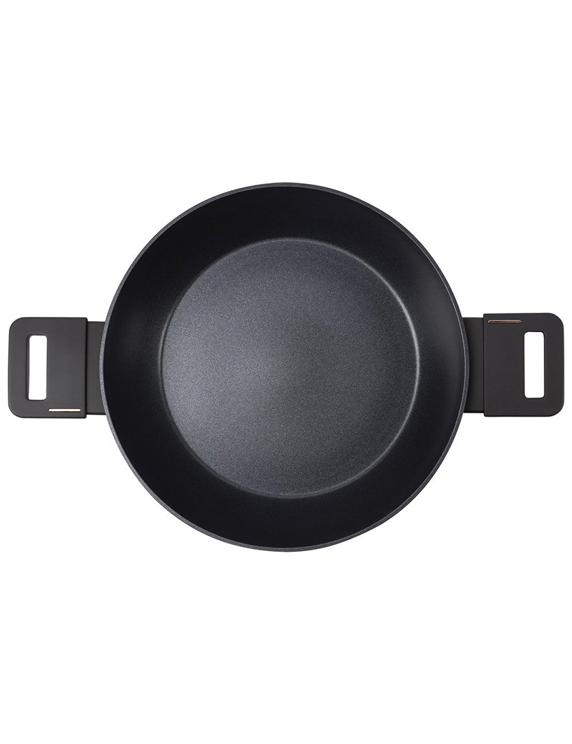 Caçarola Baixa Copper Preto 28 cm