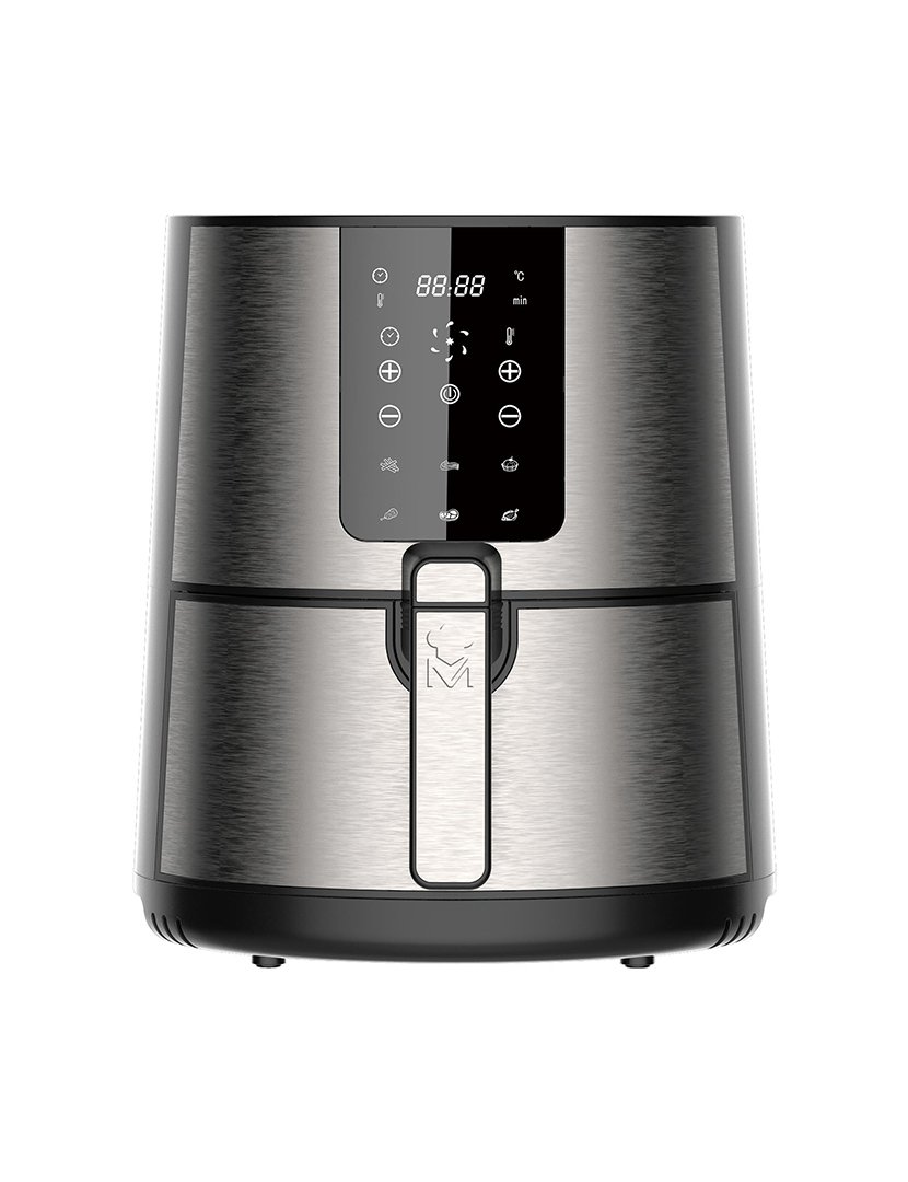 Fritadeira Elétrica Rocket sem Óleo com Tela de LED Sensível ao Toque e Temperatura Ajustável