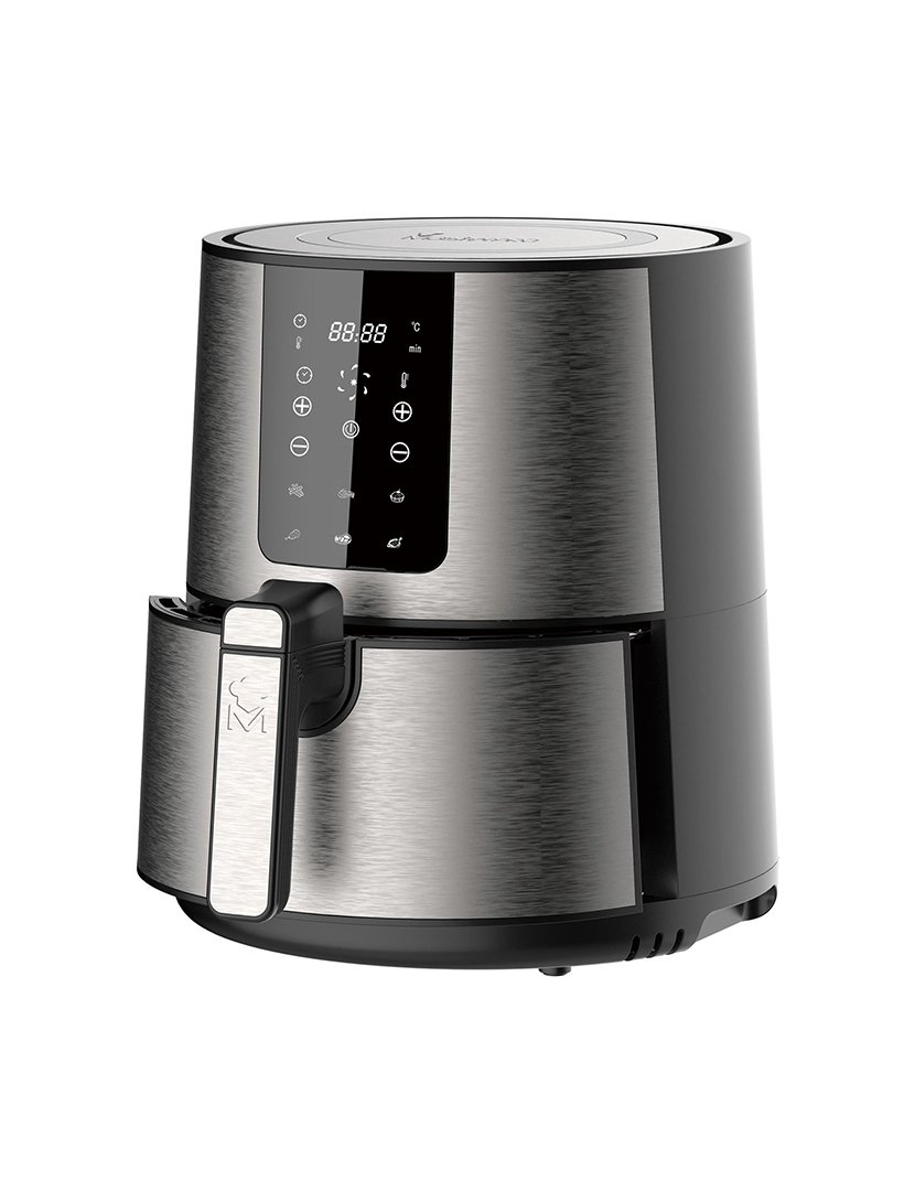 Fritadeira Elétrica Rocket sem Óleo com Tela de LED Sensível ao Toque e Temperatura Ajustável