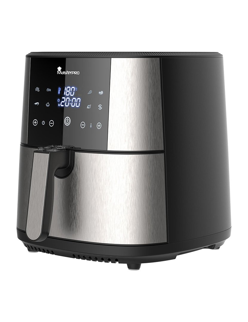 Fritadeira Elétrica Rocket com revestimento cerâmico e tela sensível ao toque LED