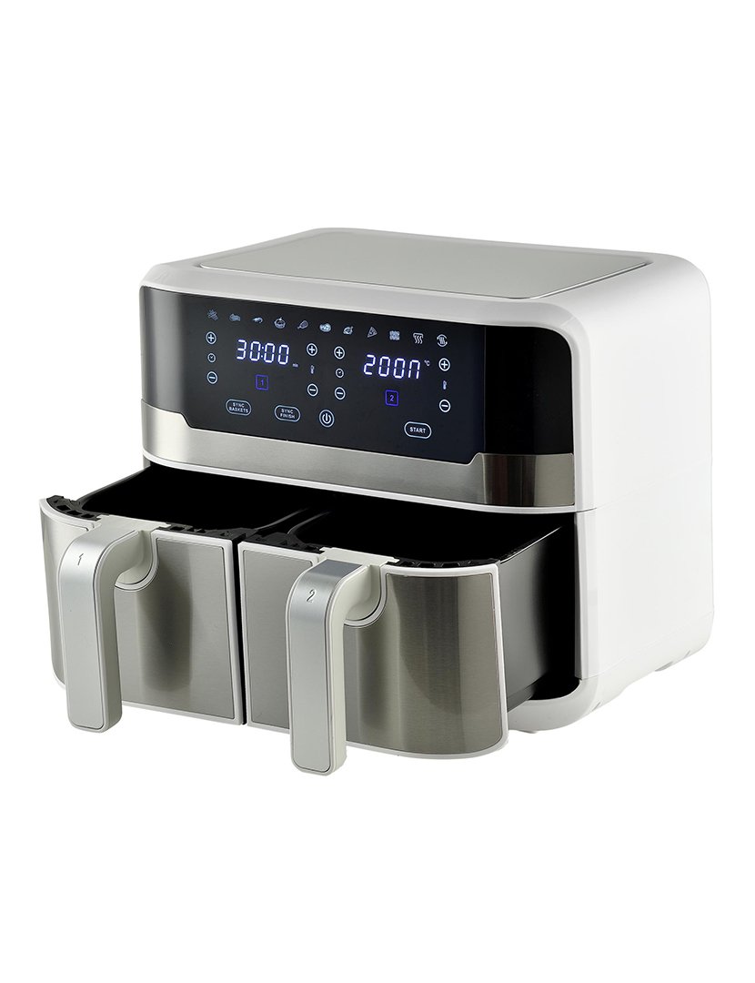 Fritadeira elétrica Rocket Duo 900 com 11 funções Branco