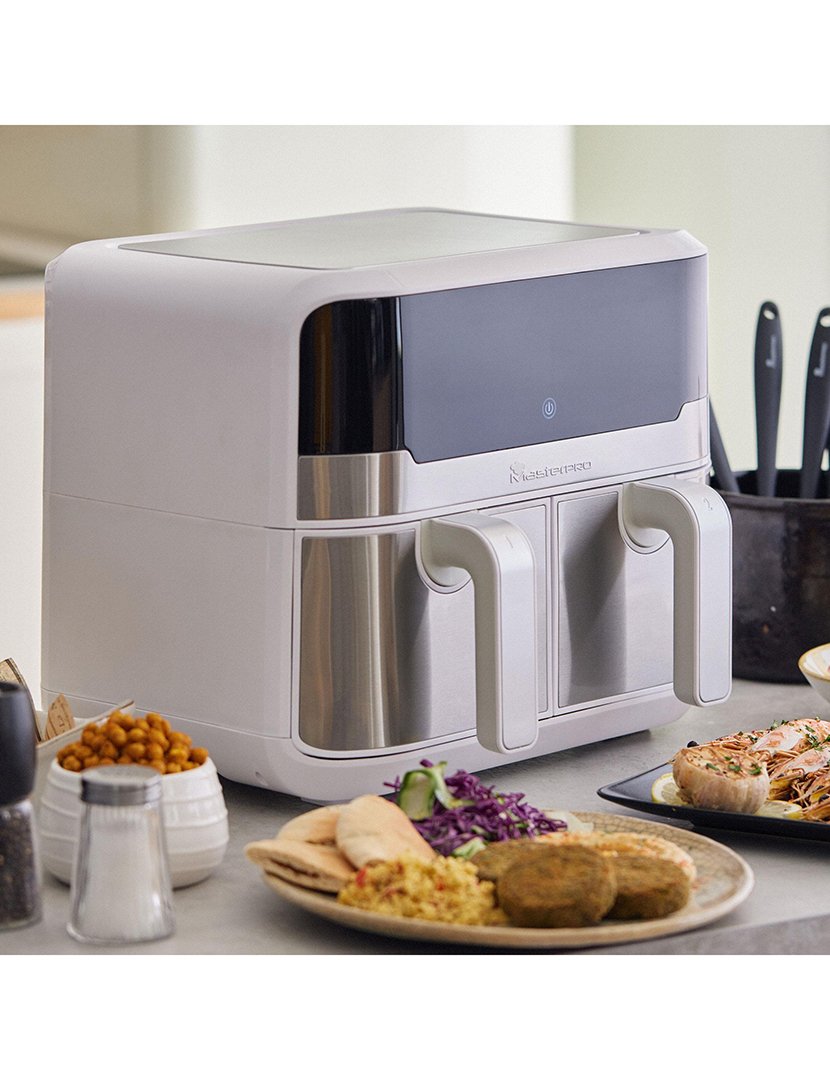 Fritadeira elétrica Rocket Duo 900 com 11 funções Branco