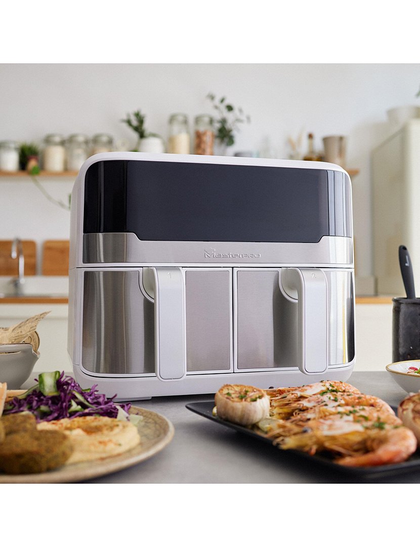 Fritadeira elétrica Rocket Duo 900 com 11 funções Branco