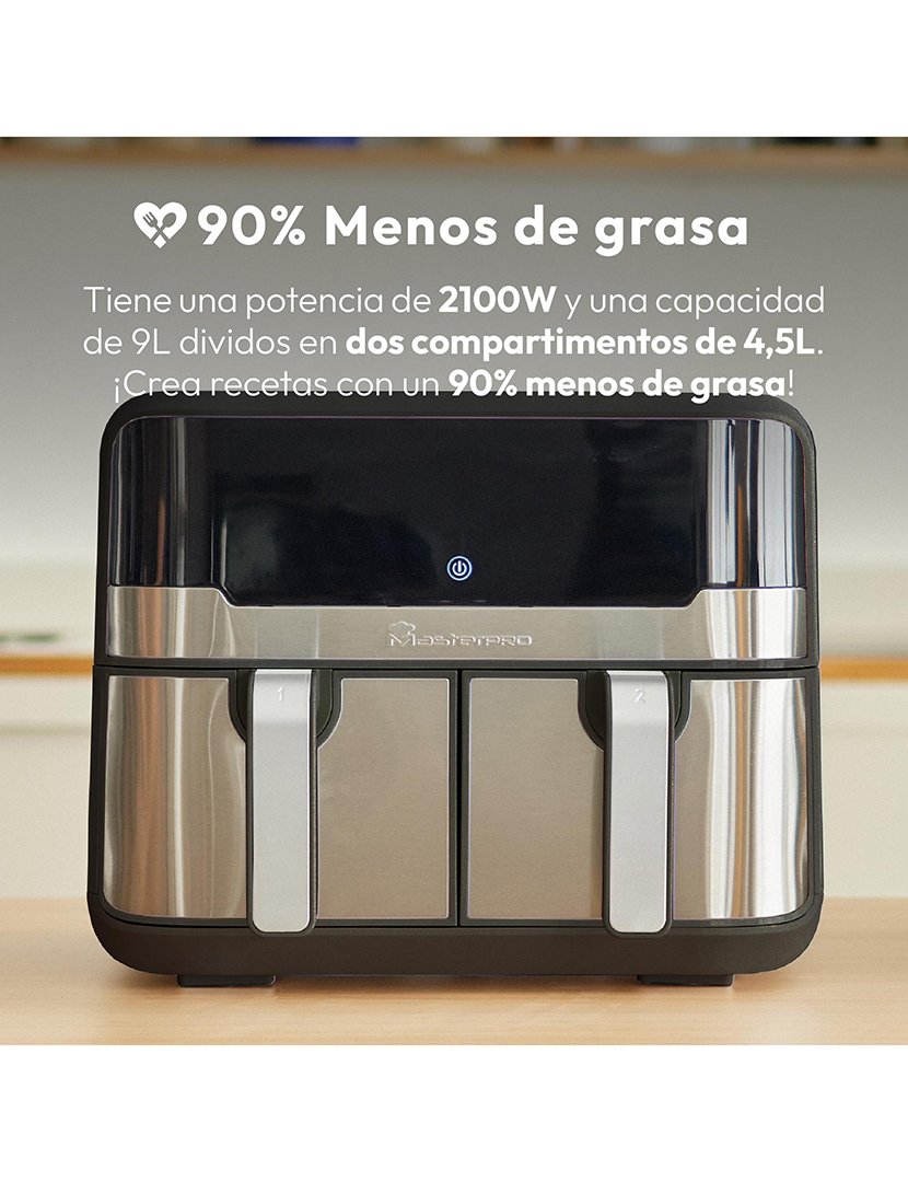 Fritadeira Elétrica Rocket Duo 900 com 11 Funções Preto