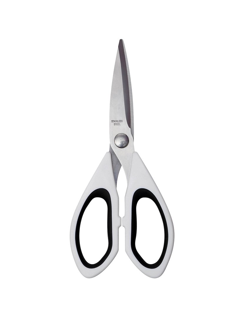 Tesoura de cozinha 22,5cm em aço inoxidável + cutícula em PP