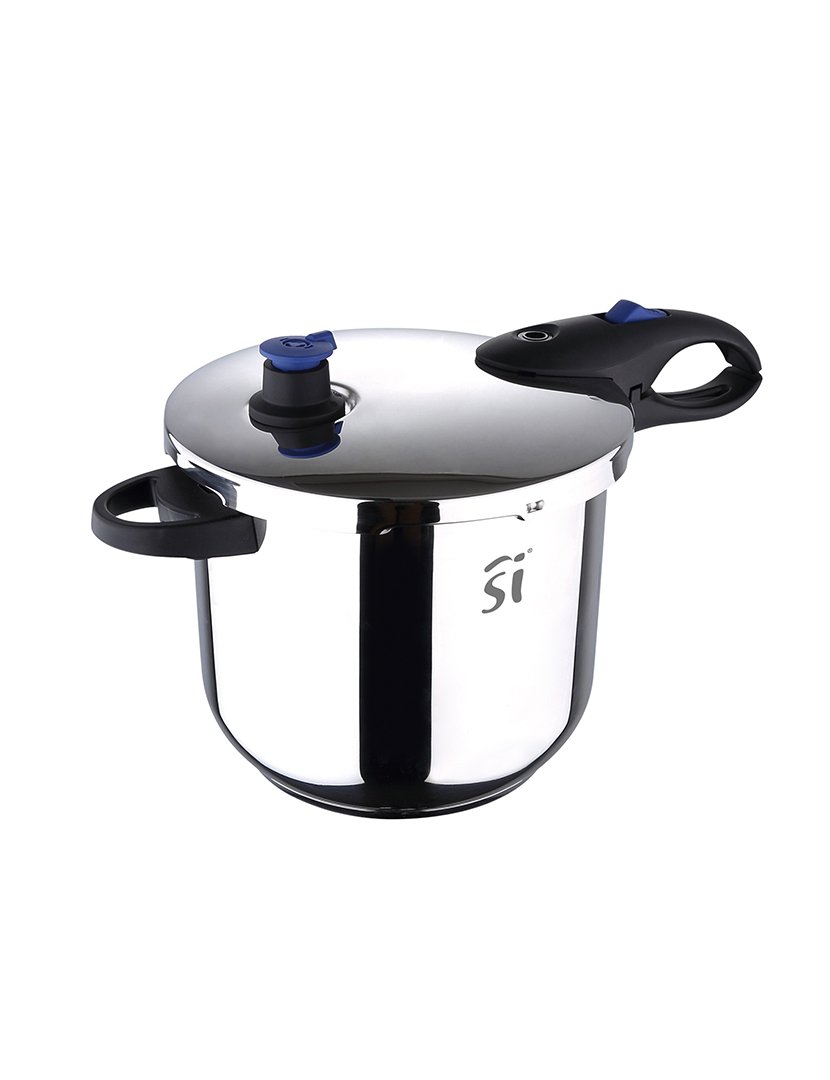 Conjunto de 3 panelas de pressão, 4L e 5,5L, em aço inoxidável, coleção Duero