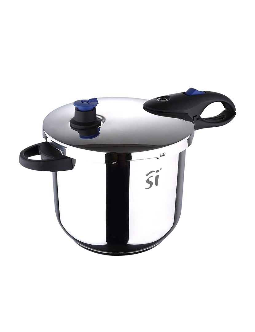 Panela de pressão de 24 cm e 9 litros, em aço inoxidável, para fogão de indução, Duero