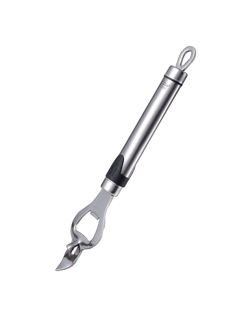 Abridor de garrafas profissional em aço inoxidável, 19 x 4,3 cm