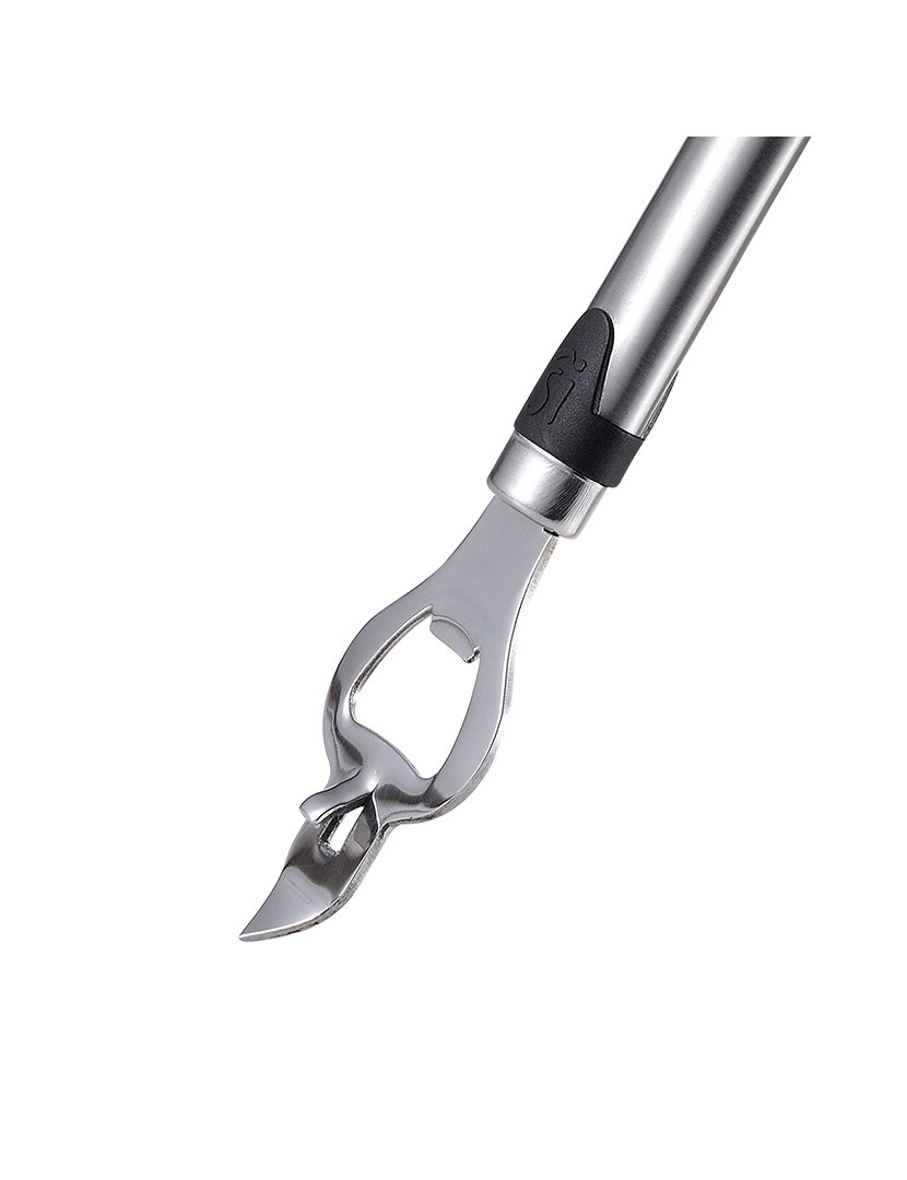 Abridor de garrafas profissional em aço inoxidável, 19 x 4,3 cm