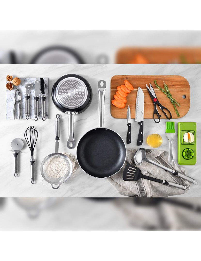 Abridor de garrafas profissional em aço inoxidável, 19 x 4,3 cm