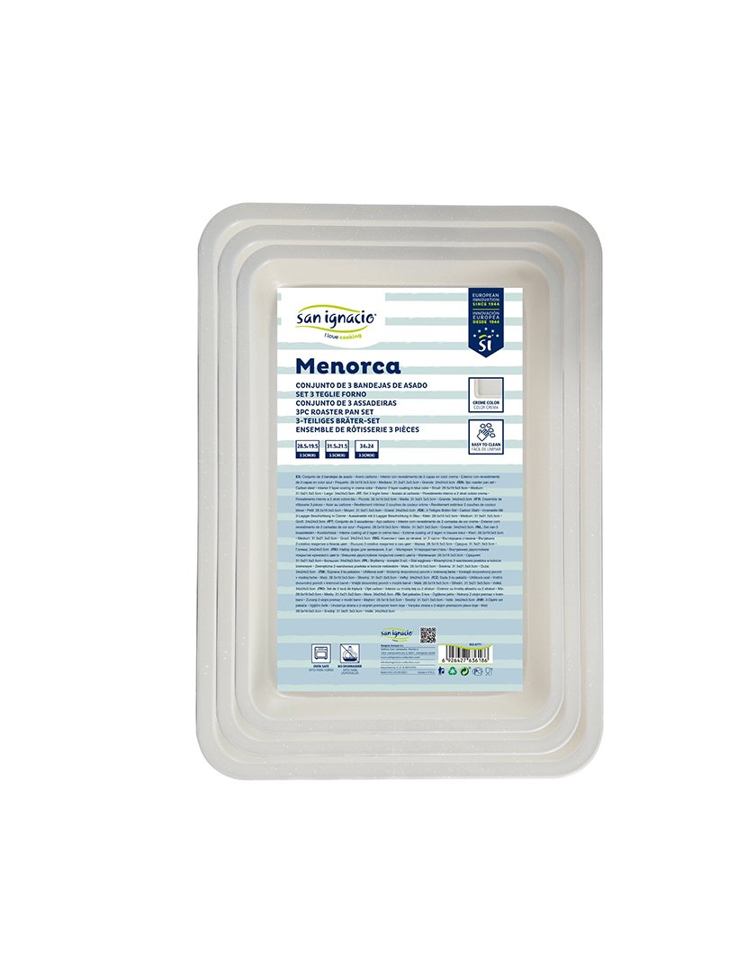 Conjunto de 3 formas de forno Menorca