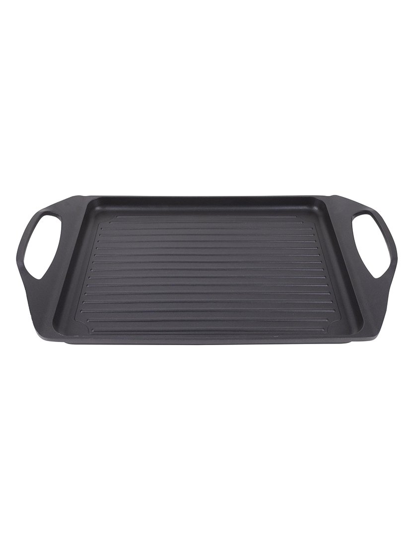 Placa Grill Agros Fundido Preto 34x26 cm