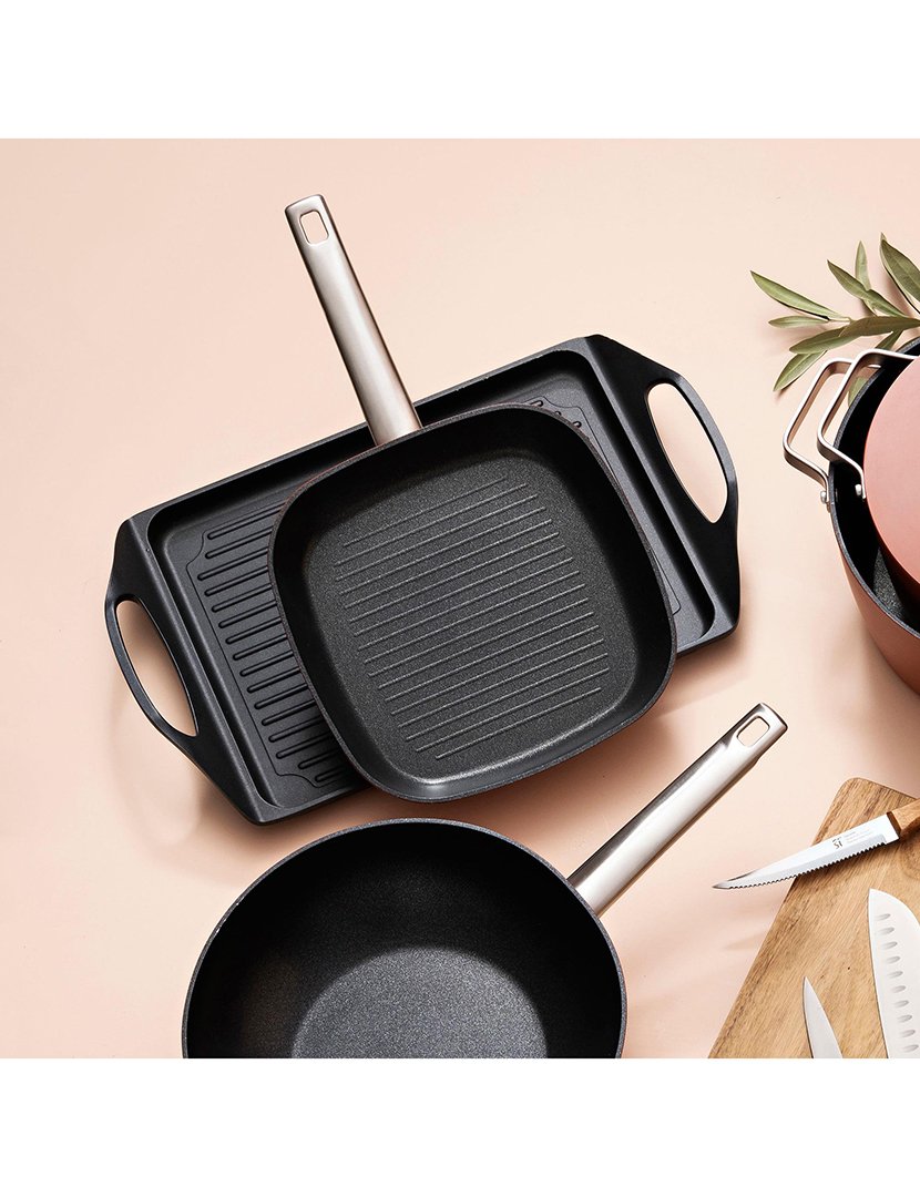 Placa Grill Agros Fundido Preto 34x26 cm