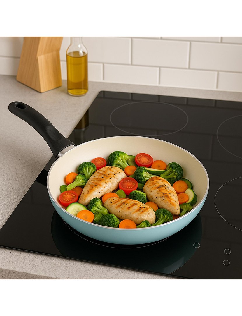 Conjunto 3 Frigideiras Azul Celeste