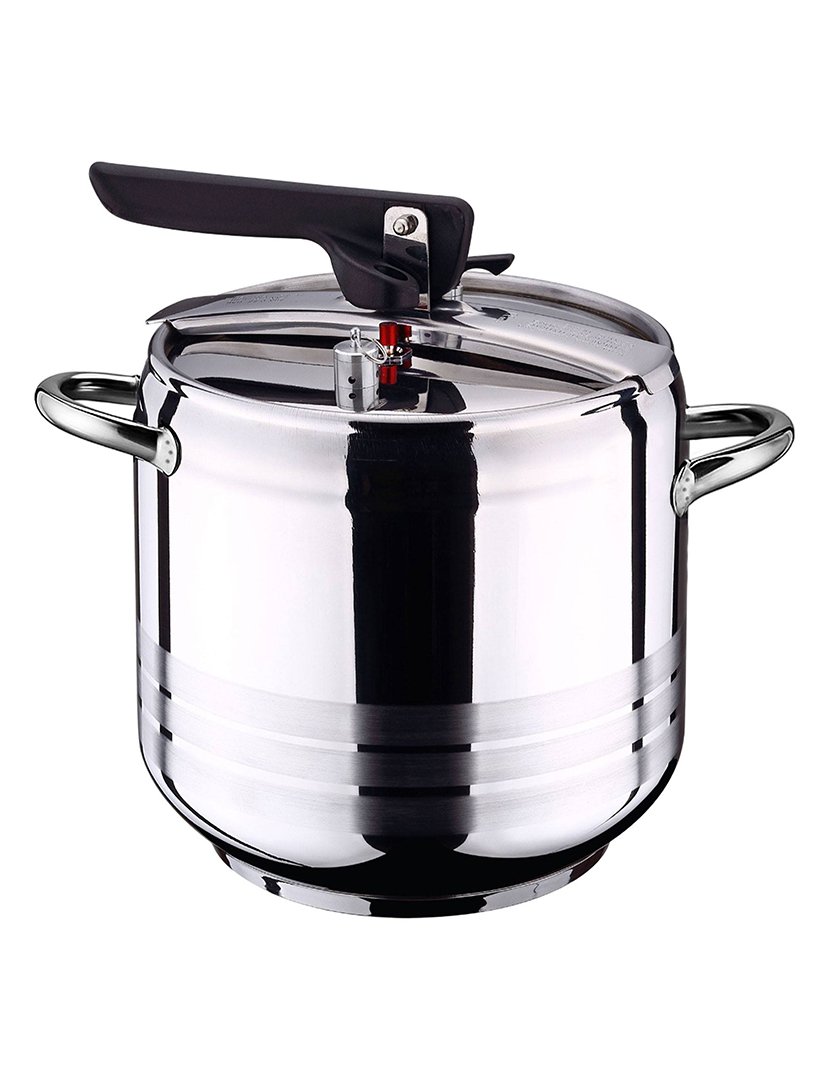 Panela de pressão de aço inoxidável de 9 litros
