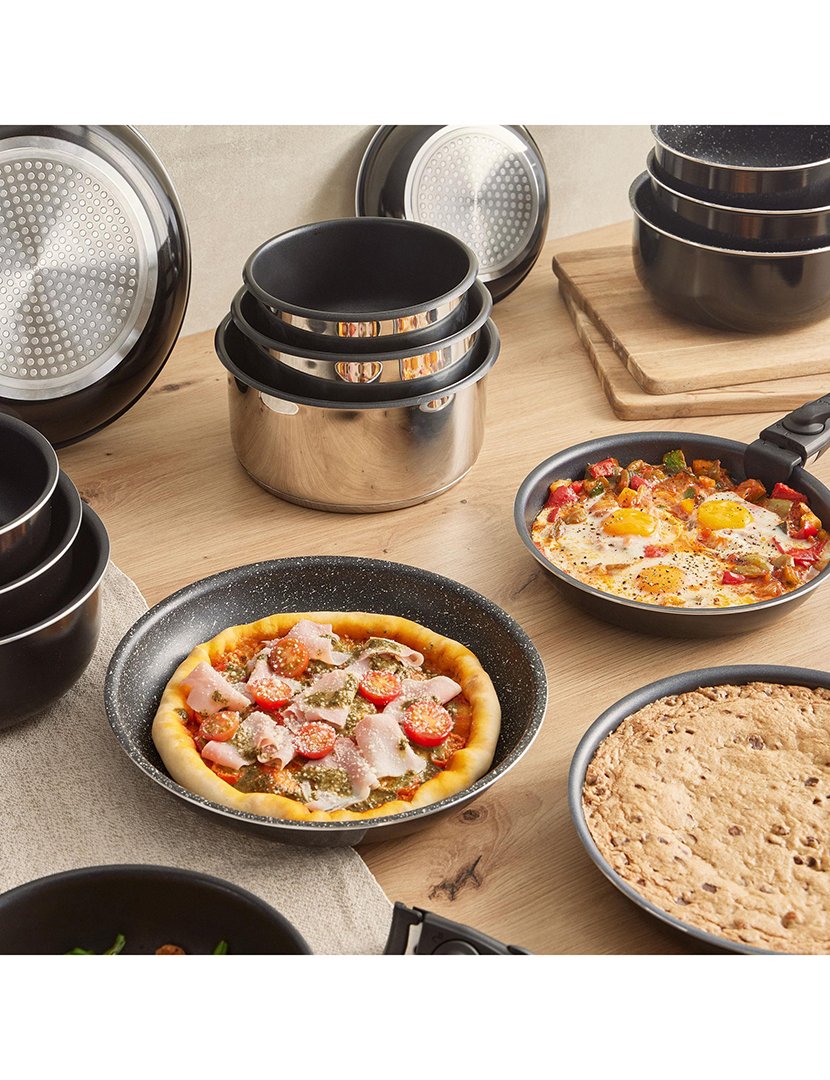 Conjunto 2 Frigideiras Click&Cook Preto