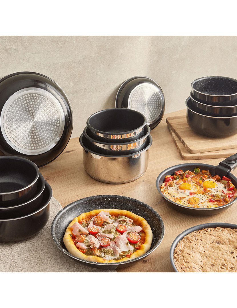 Conjunto 2 Frigideiras Click&Cook Preto