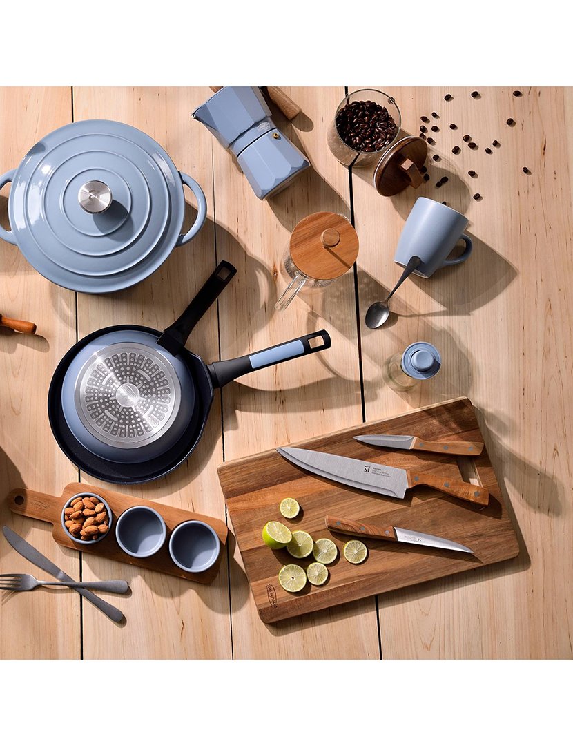 Tábua de corte 40,3x25,2x2,5cm feita de madeira de acácia, 