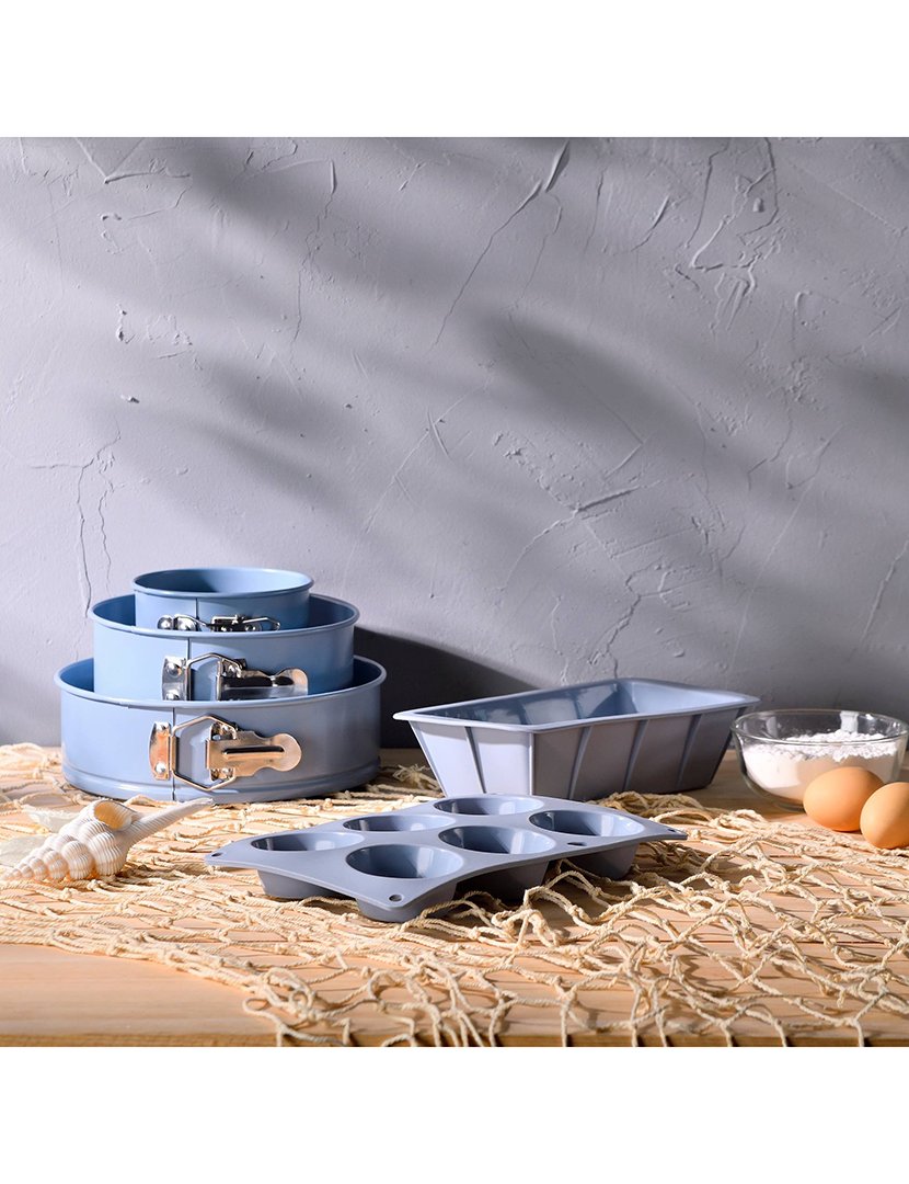 Forma de silicone para pão azul, ø24,5x13x6cm, Noia 