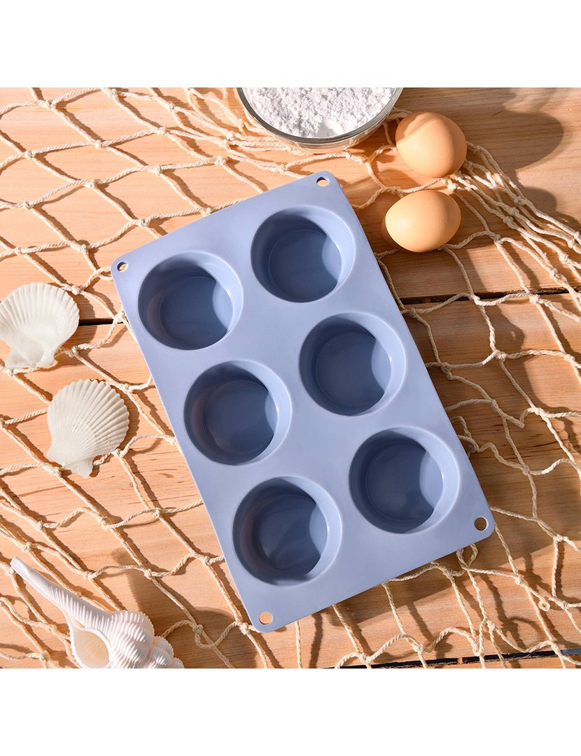 Forma de silicone para 6 muffins, ø26,8x16,5x3cm, Noia 
