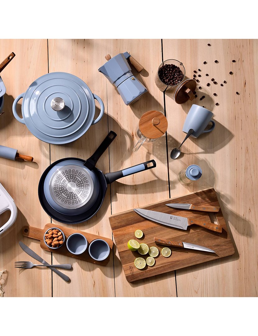 Conjunto de frascos de vidro borossilicato de 400ml + 500ml com tampas de madeira de acácia, 