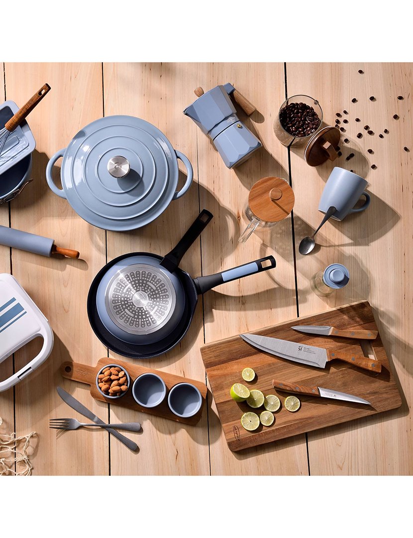 Cafeteira de êmbolo em vidro borossilicato 15,8x10x18,8cm Noia 