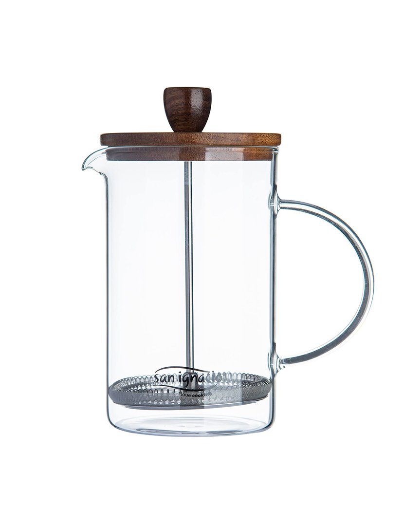 Cafeteira de êmbolo em vidro borossilicato 15,8x10x18,8cm Noia 